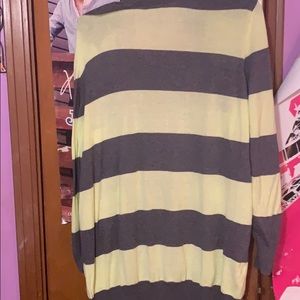 torrid Sweaters - Torrid Gray and Yellow striped cardigan torrid Sweaters - Torrid Gray and Yellow striped cardigan